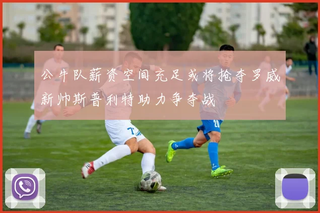 公牛队薪资空间充足或将抢夺罗威新帅斯普利特助力争夺战